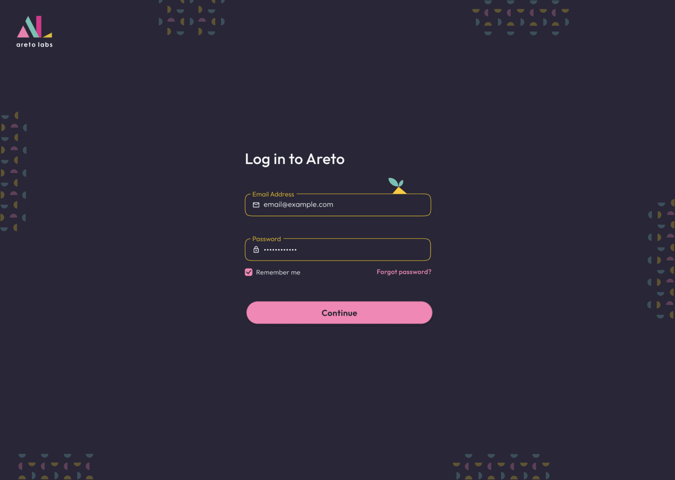 Areto screenshot